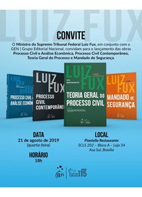 Ministro Luiz Fux lança livros sobre Processo Civil em Brasília