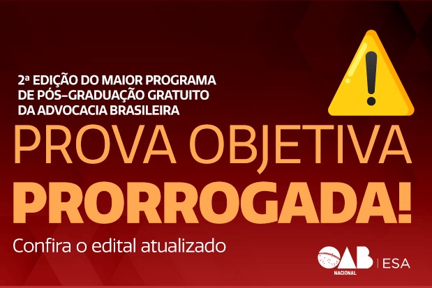 Processo seletivo de pós-graduação em Advocacia Trabalhista e Previdenciária tem calendário alterado